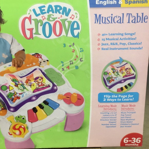 LEAP FROG BABY Learn & Groove Musical Table - CLASSIC PINK EDITION! - Picture 3 of 3
